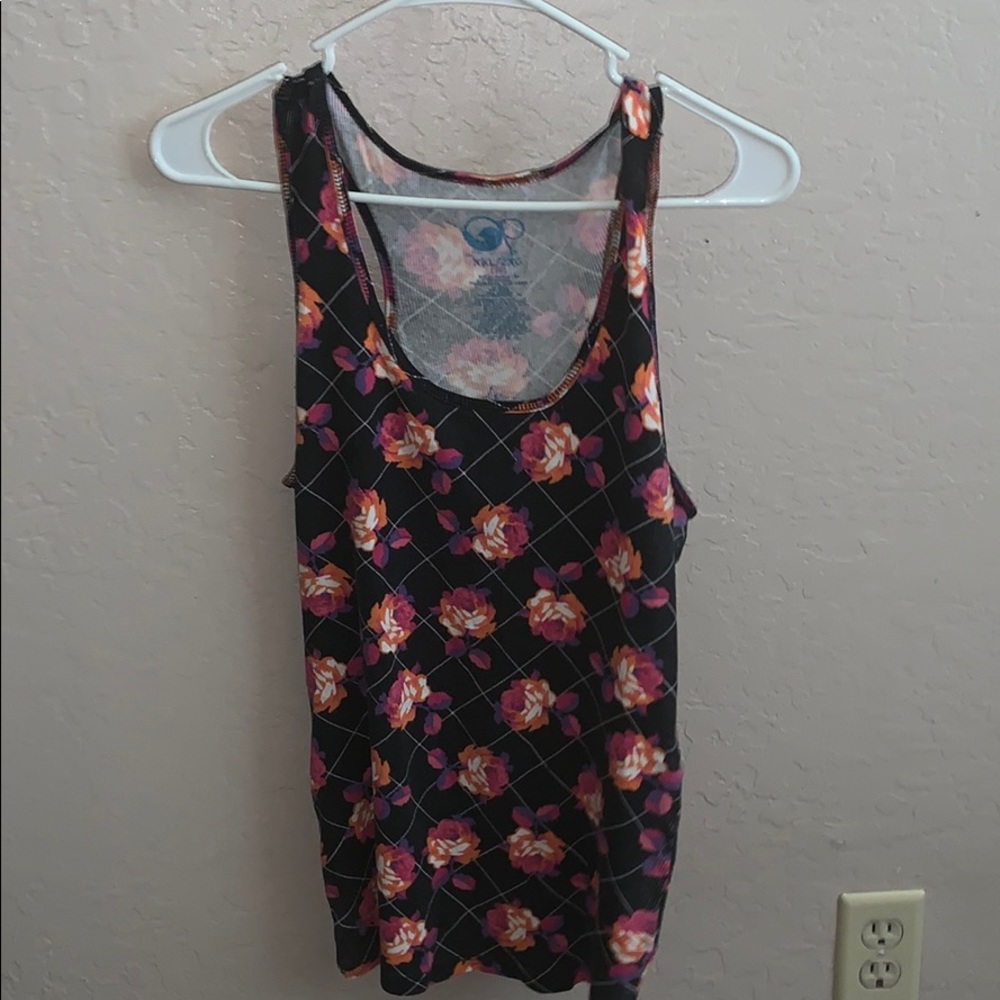 Floral print tank top